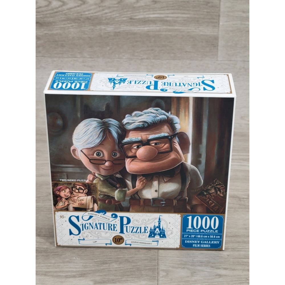Disney Parks Signature UP 2-Sided Puzzle 1000 Piece 10th Anniversary Pixar New